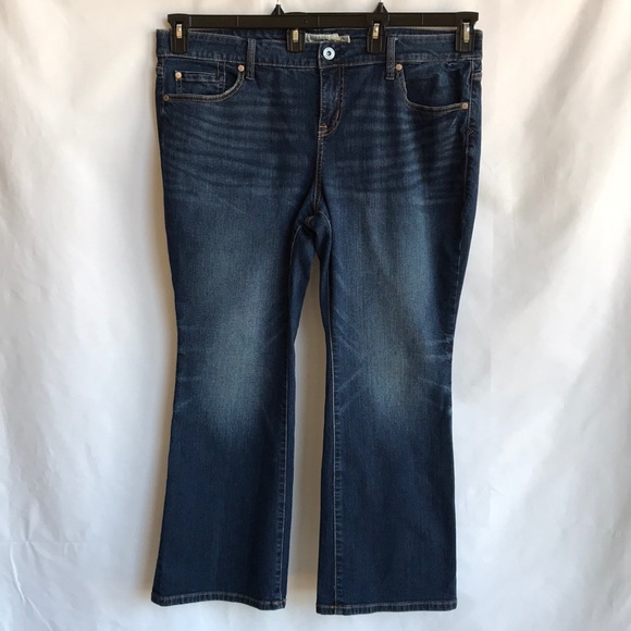 Torrid dark wash slim boot cut blue jeans, 18XS